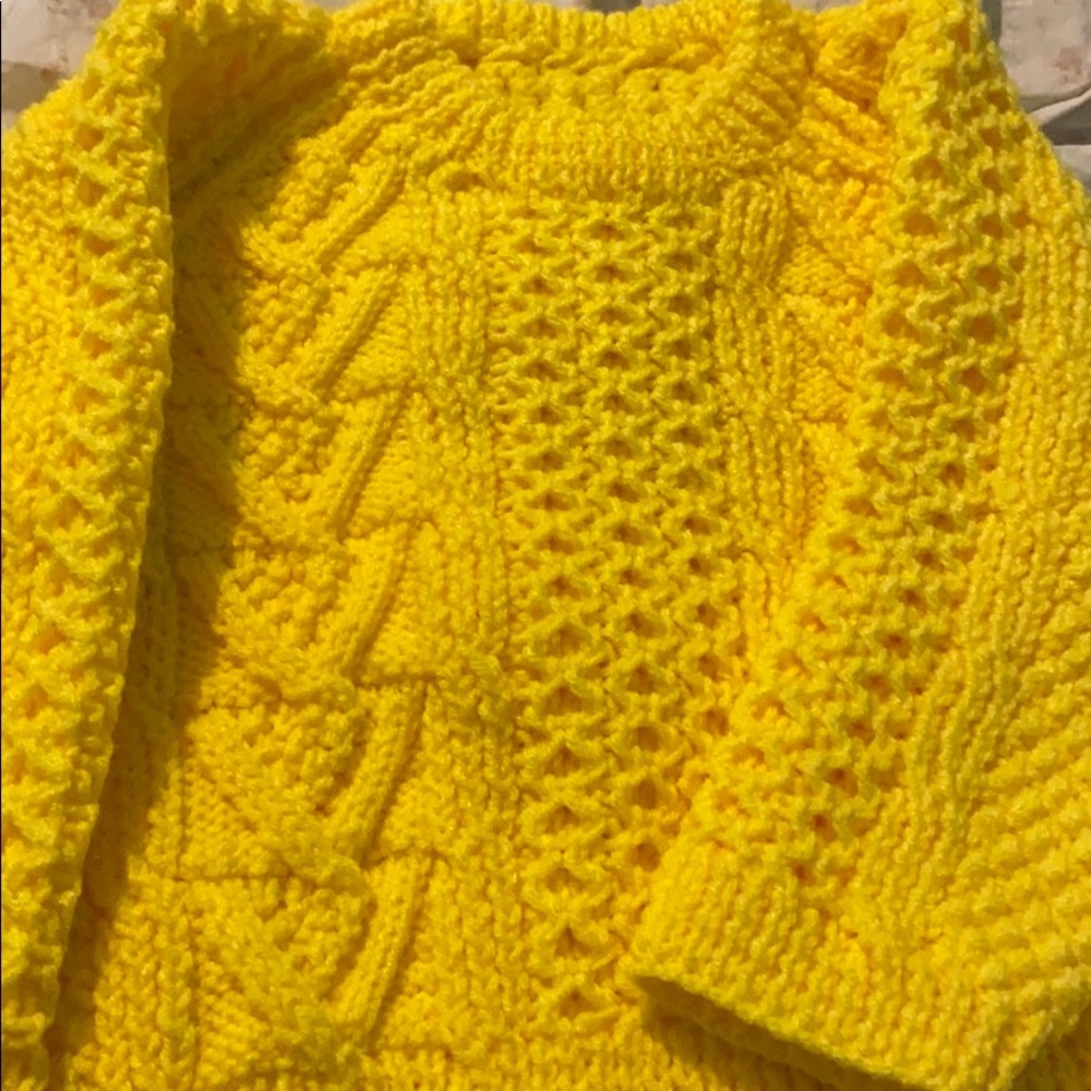 Handmade knit sweater for kids